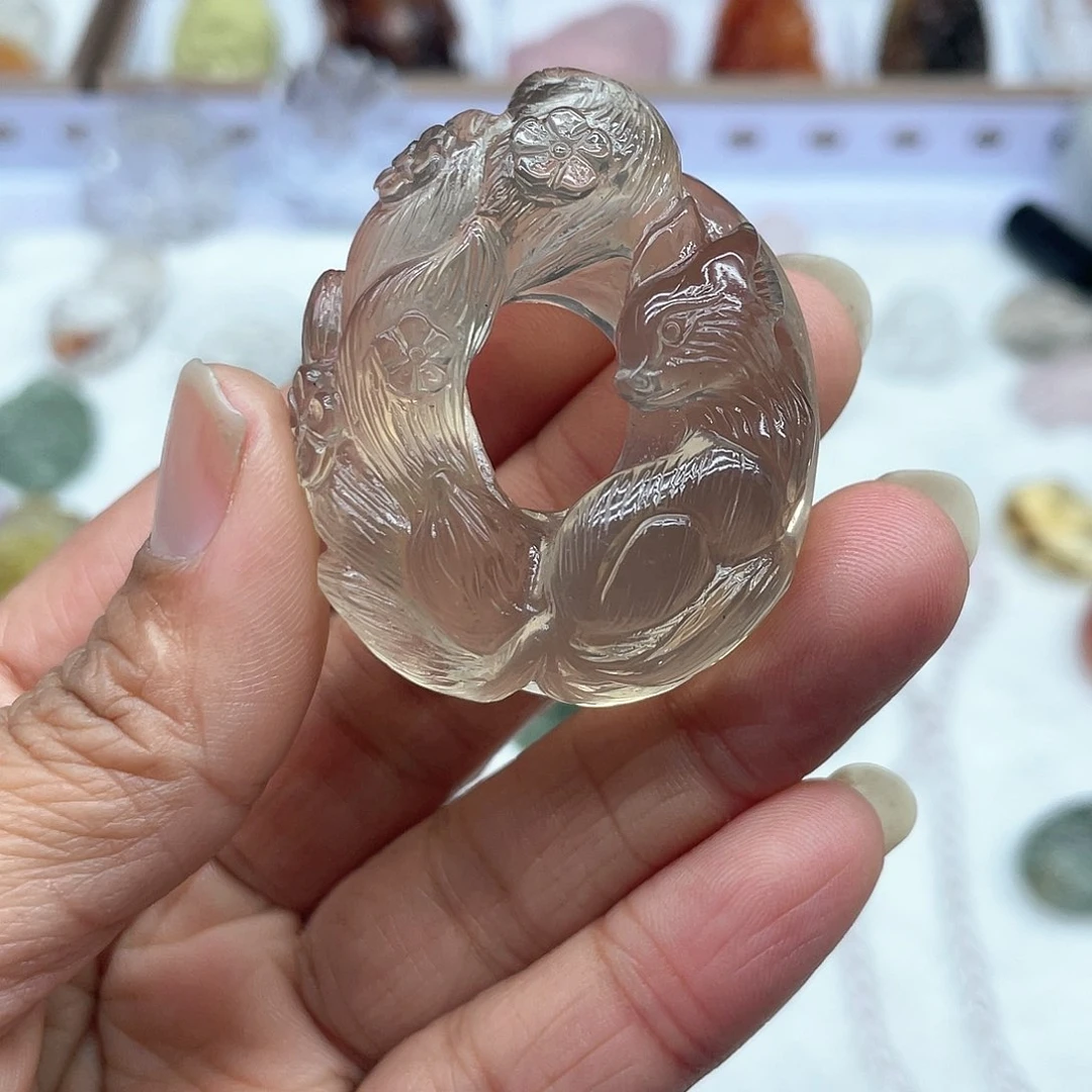 水晶吊坠(不含链)未镶嵌发***才