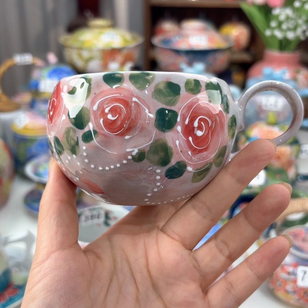 景德镇手绘高温釉下彩陶瓷茶具
