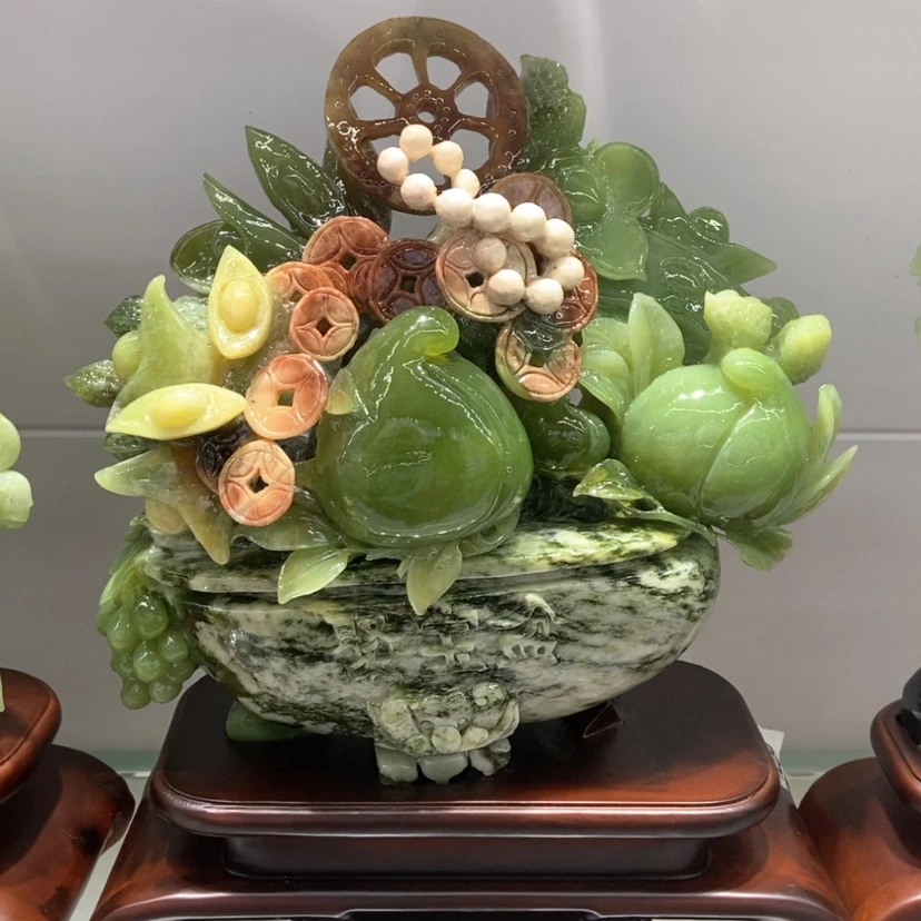 【闪购商品】未镶嵌蛇纹石玉（覆膜）珠宝奇石