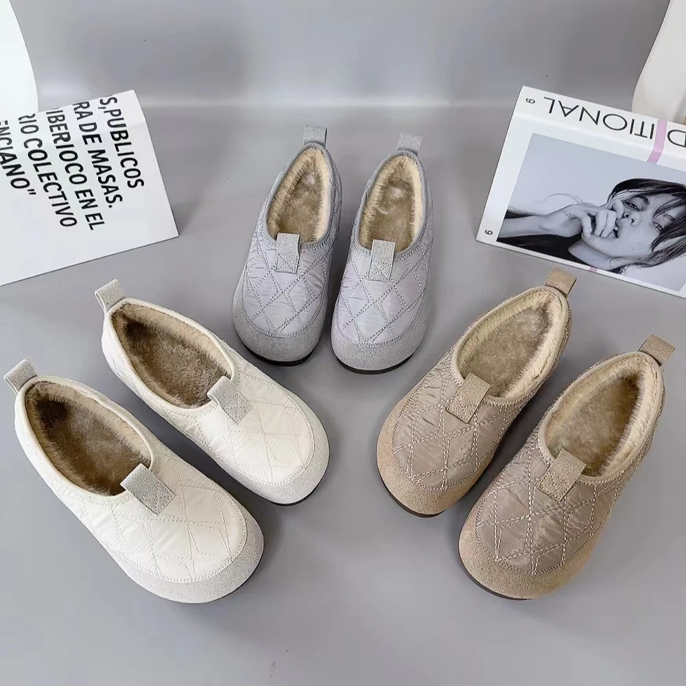 758新款加厚软底舒适百搭时尚小单棉鞋
