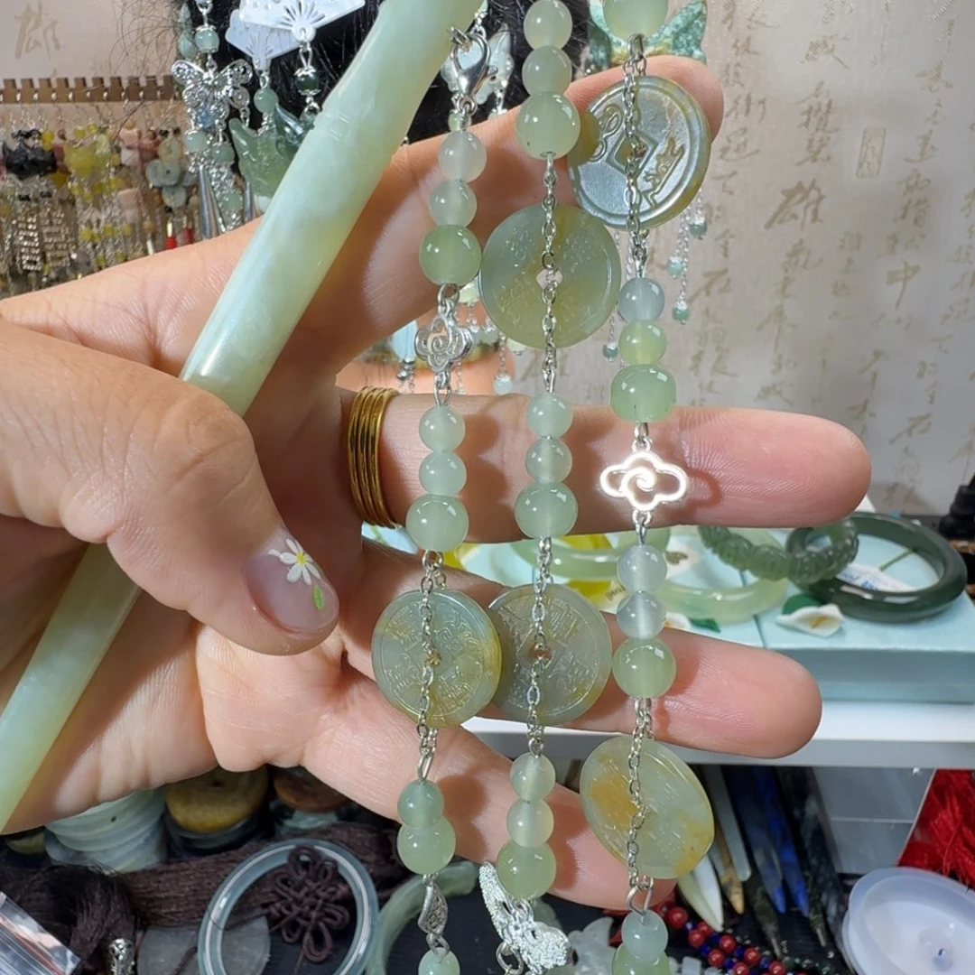 未镶嵌岫玉发簪福利款