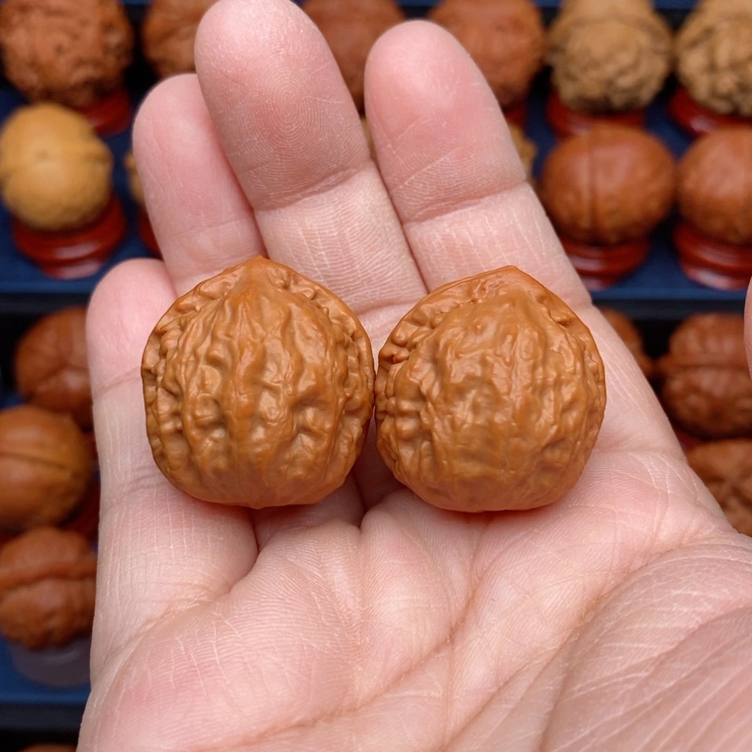 把件文玩核桃手捻粗筋