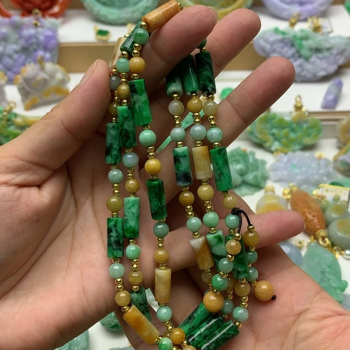 颈饰未镶嵌翡翠翡翠