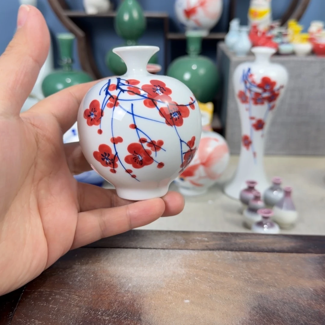 陶瓷手工小花器摆件
