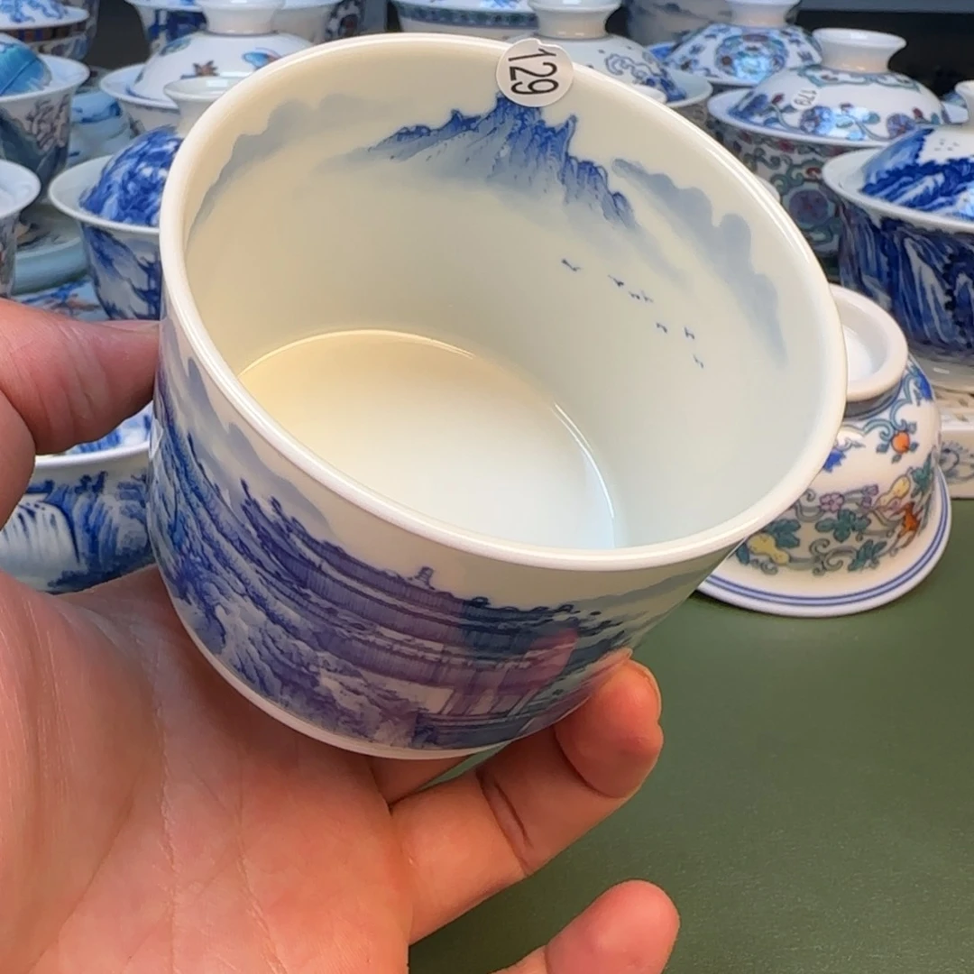 彦祖纯手工手绘茶具129