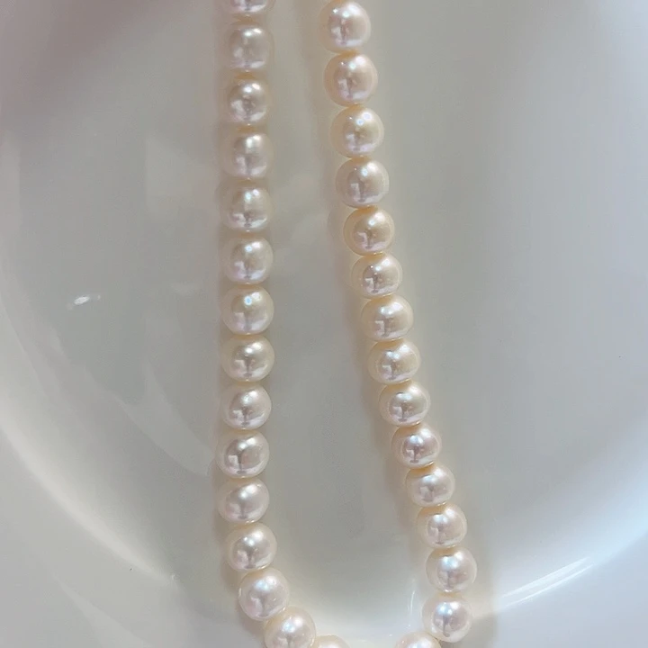 未镶嵌9左右暖白淡水珍珠