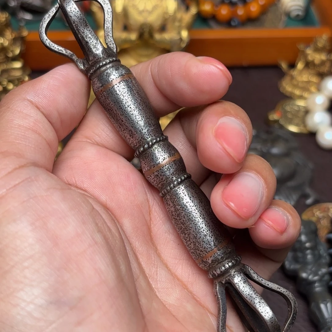 铜星月菩提吊坠项链