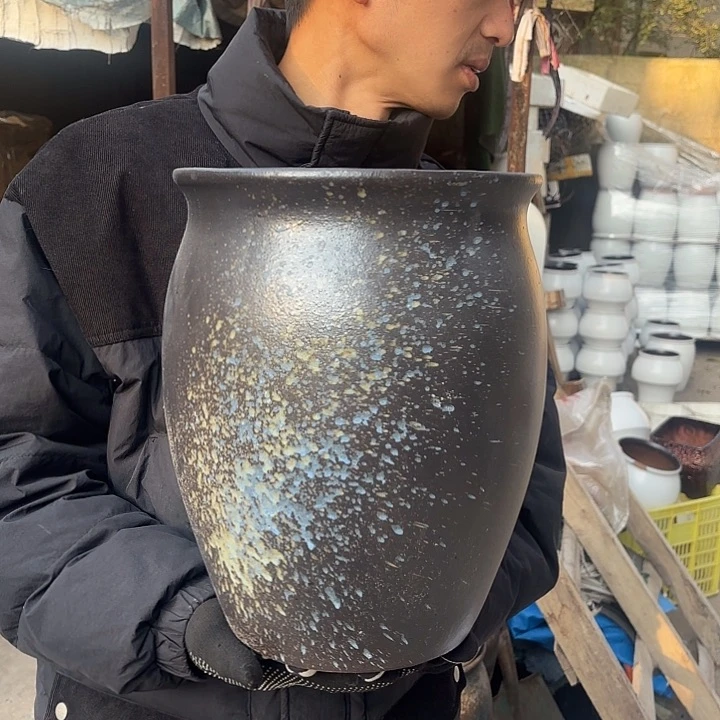 红陶泼墨口径24*31