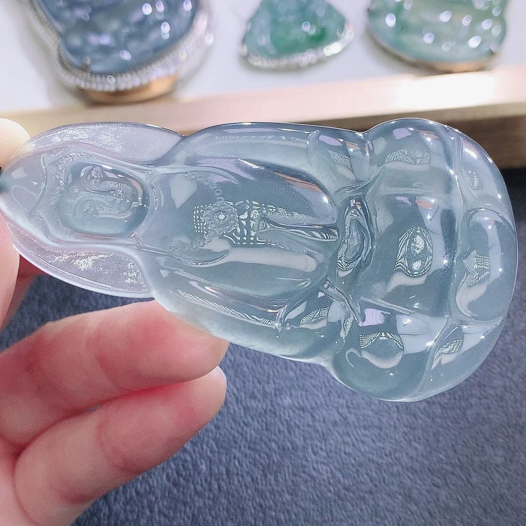 翡翠未镶嵌挂件翡翠