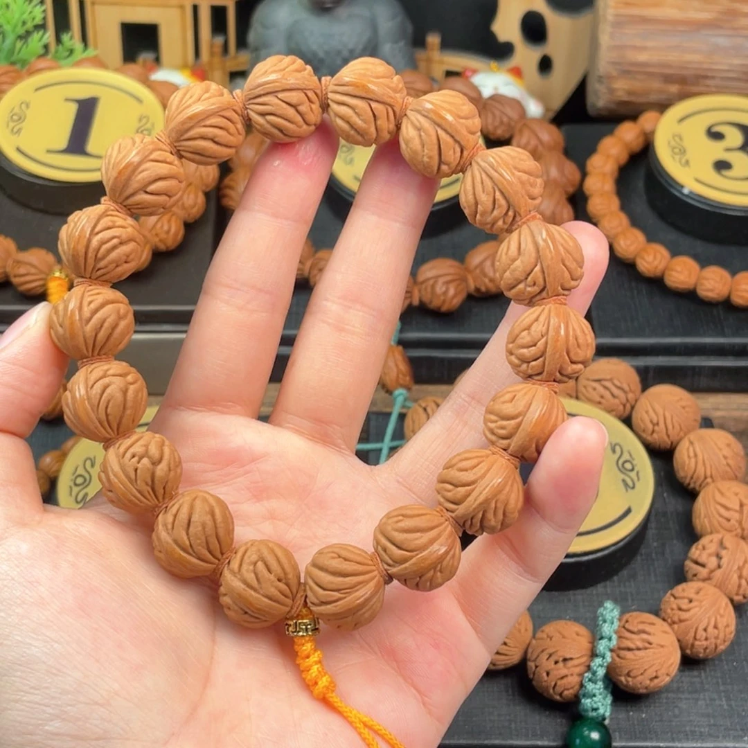 手串桃核@****狠祥云纹手持15