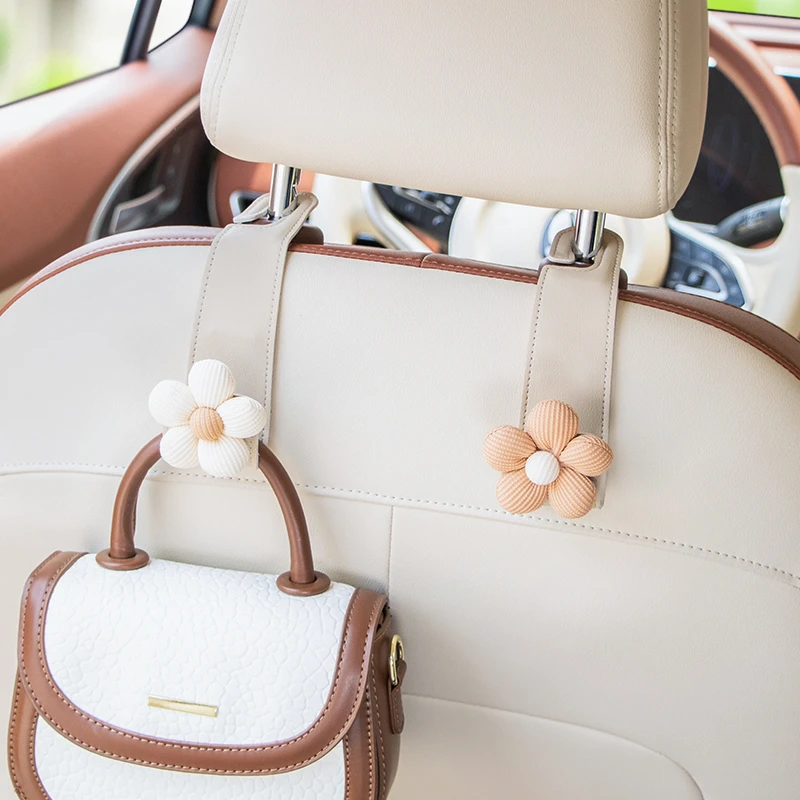 车载挂钩座椅后背小挂勾可爱女士高级感创意汽车后排收纳储物用品