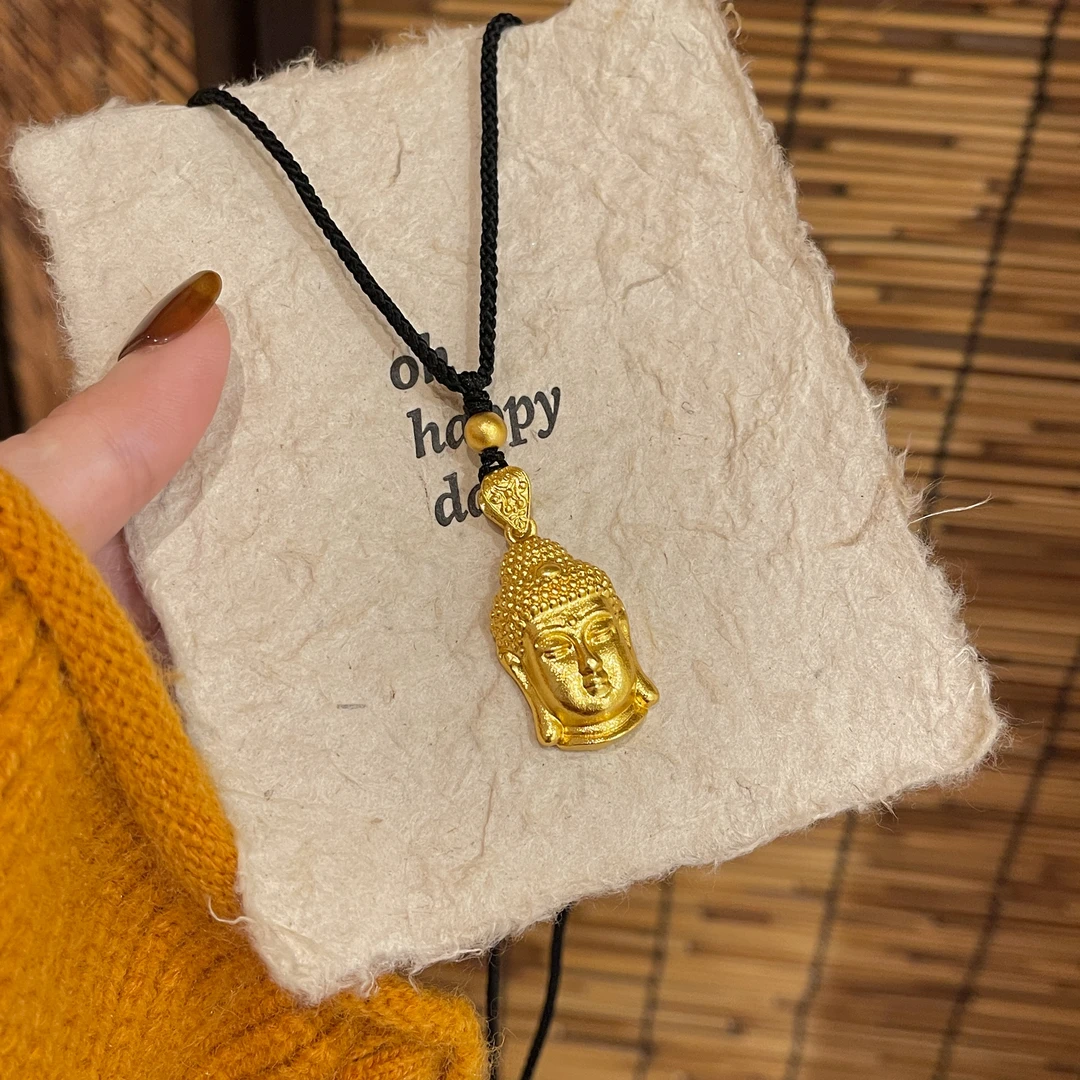 【高定版】2084高颜值大气佛头长短可调毛衣链