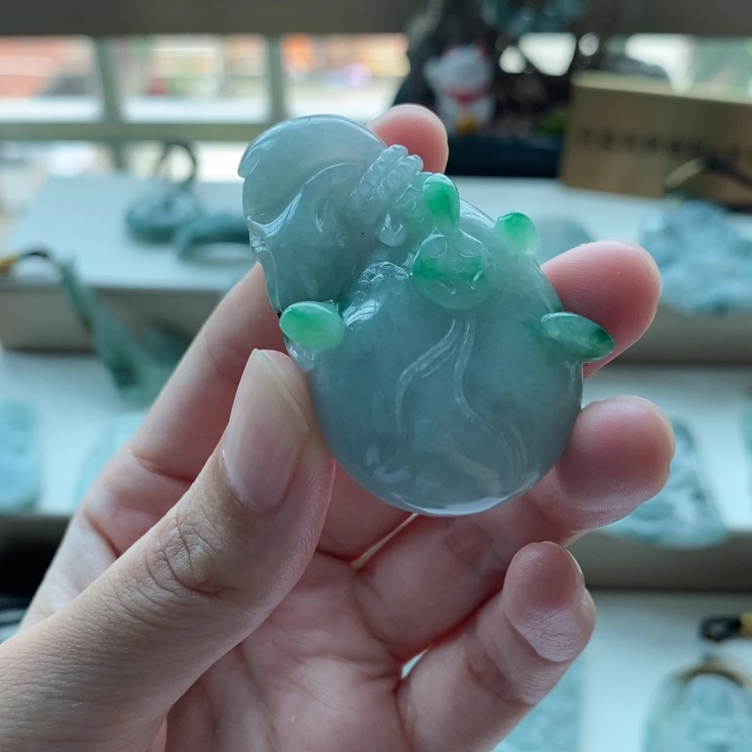 【闪购商品】颈饰未镶嵌翡翠天然缅甸A货翡翠