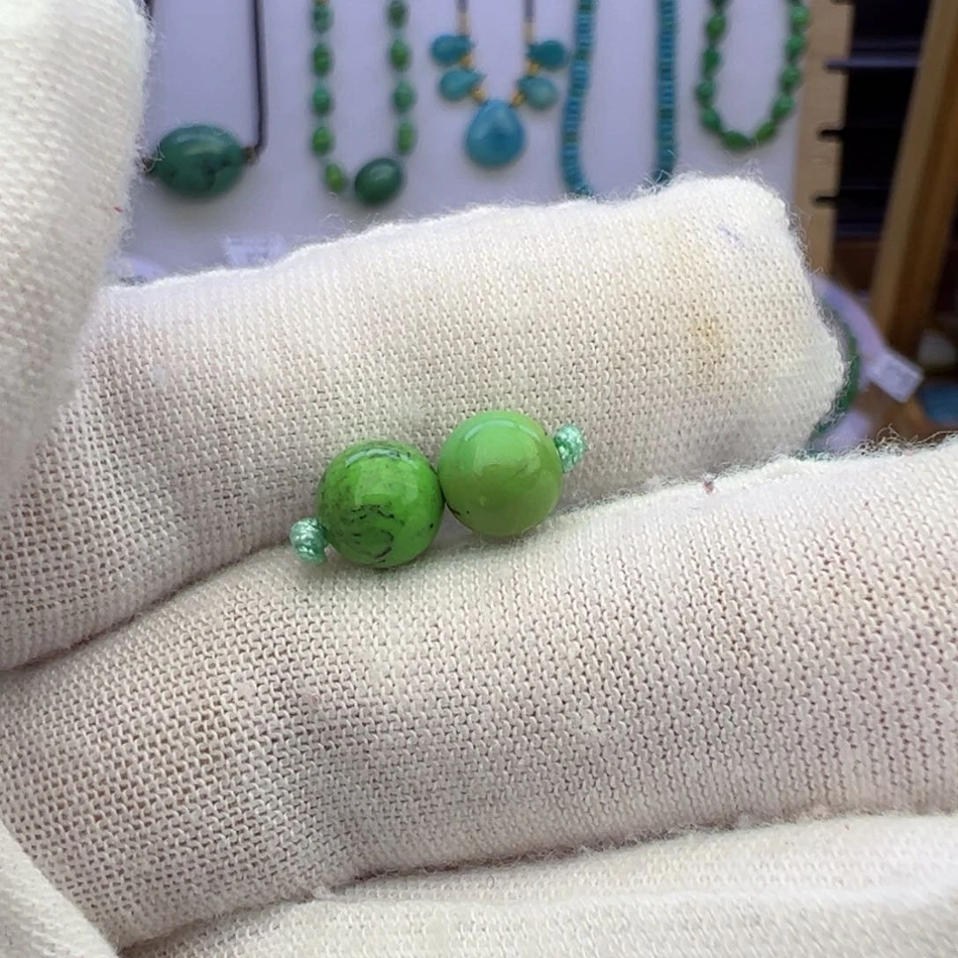 菜籽绿圆珠6.8mm兰