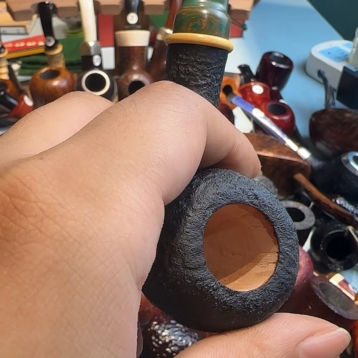 石楠木手工橡果烟斗