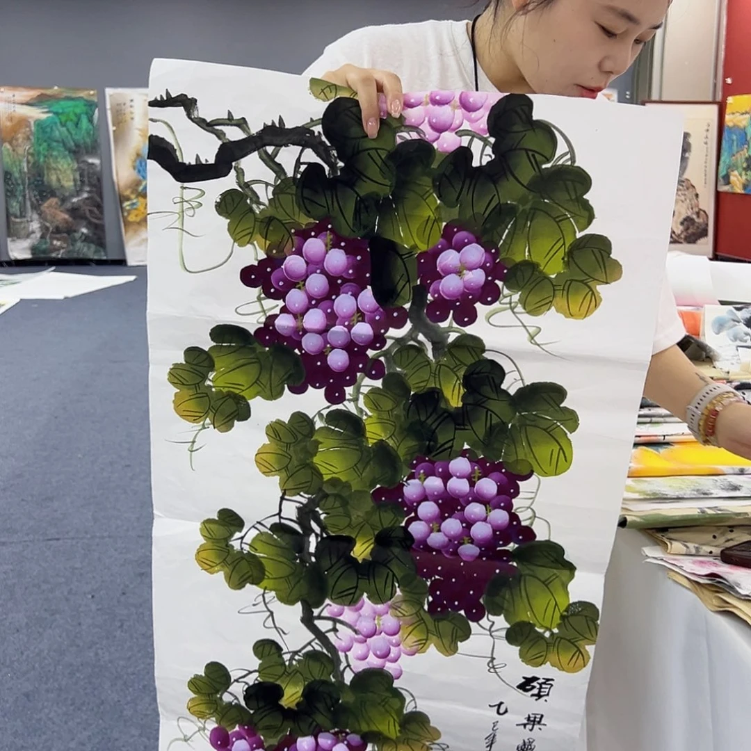 国画事事顺心如意万事如意万事