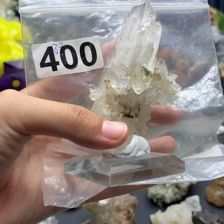 秀***吖紫晶珠宝半成品未镶嵌400