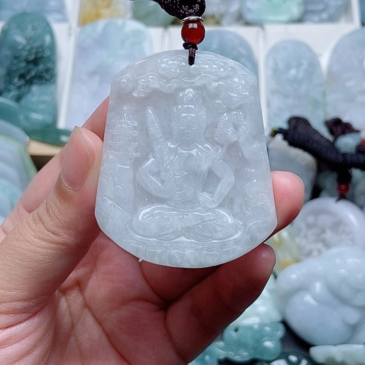 翡翠未镶嵌吊坠(不含链)翡翠