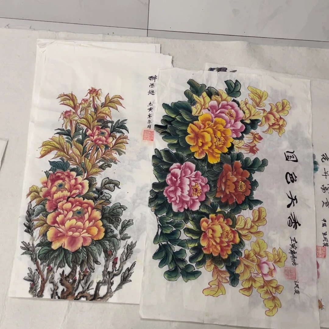 国画王凤英老师绘画