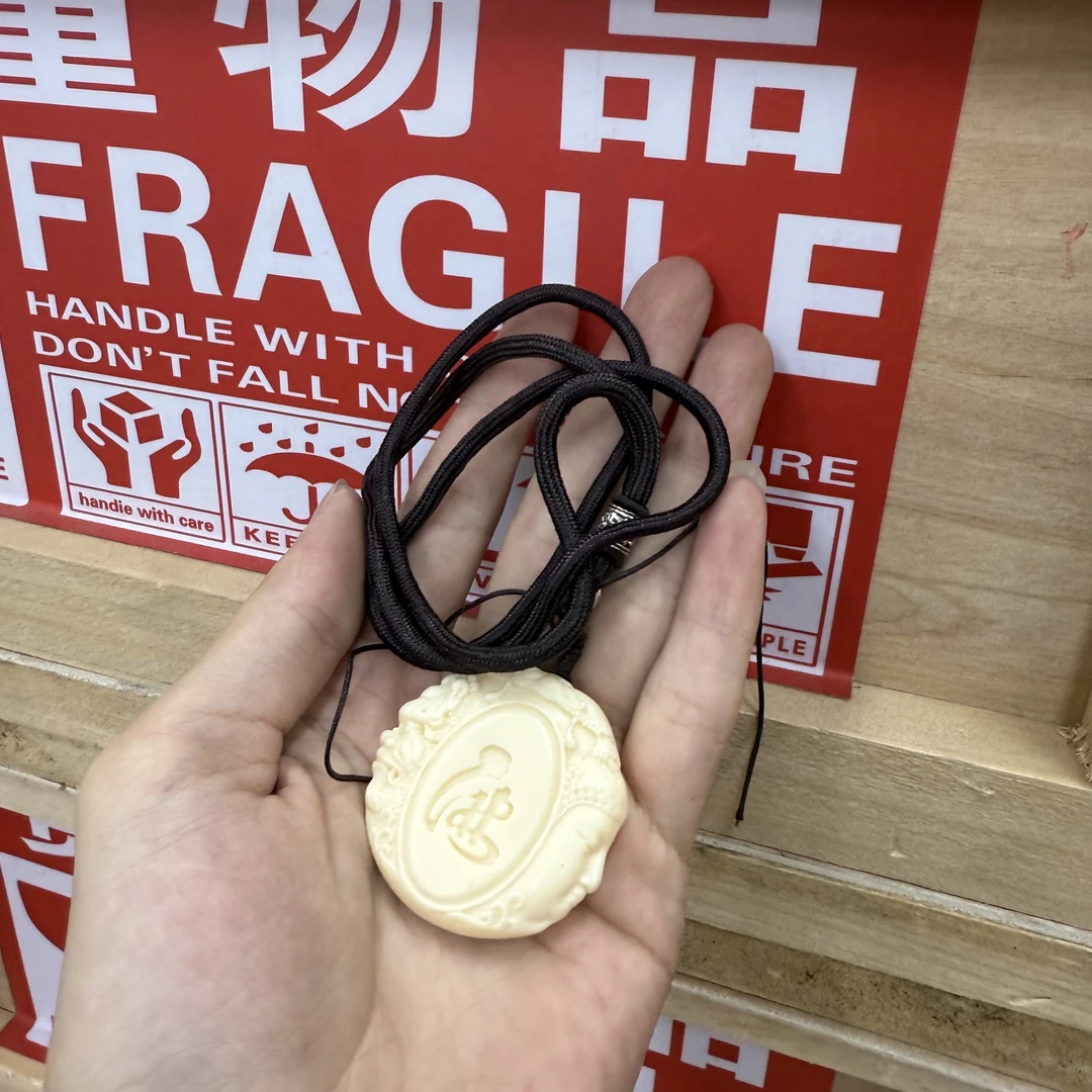 纯铜大理石项链 S0765象牙果挂件无礼盒