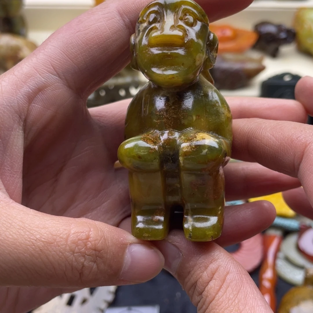 未镶嵌蛇纹石玉颈饰207