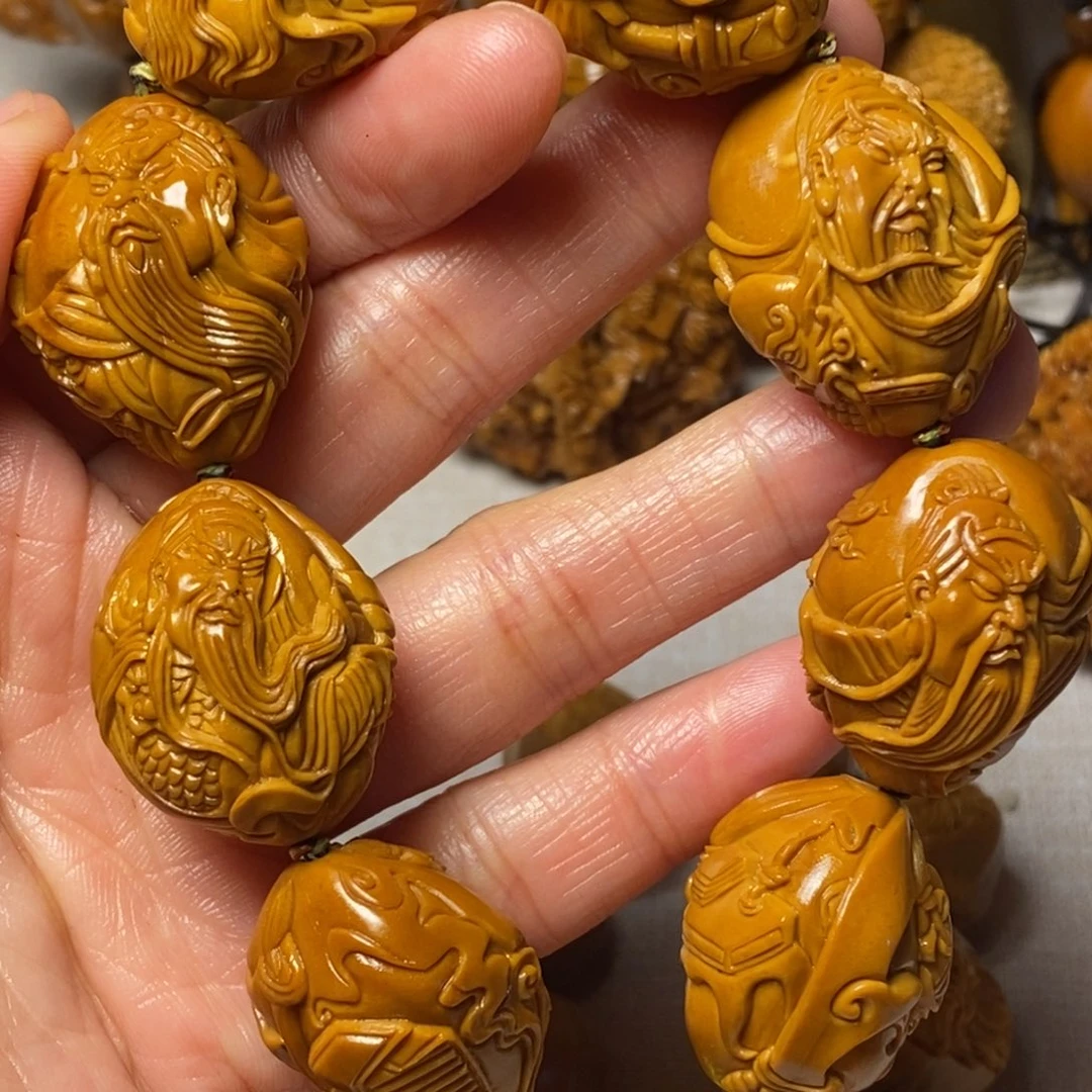 橄榄核手串/手链王*生御龙关公