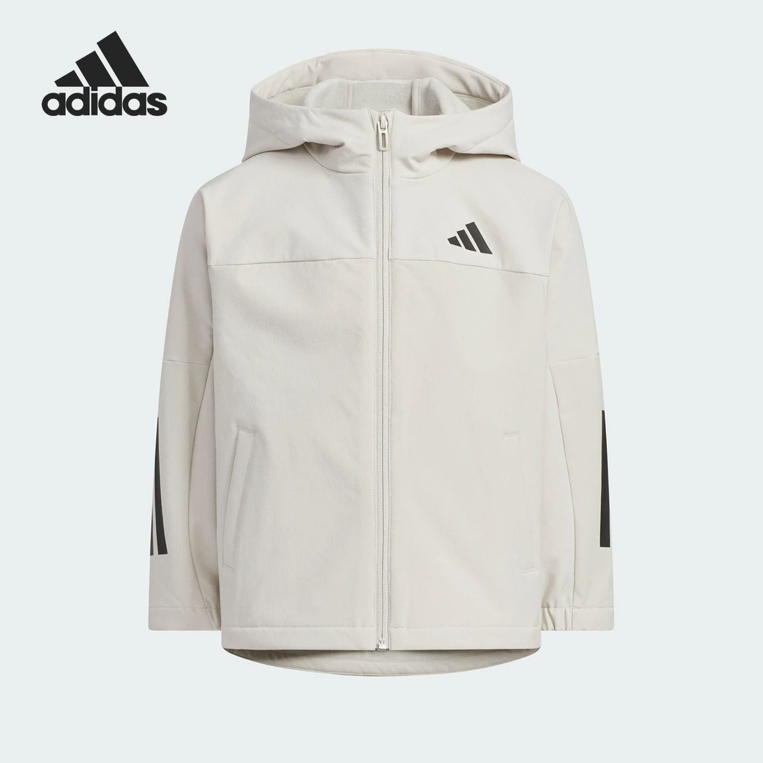 Adidas/阿迪达斯正品WOVENJACKET儿童连帽休闲外套KS0653