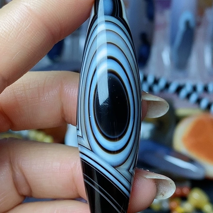 玛瑙/玉髓颈饰合金骅*