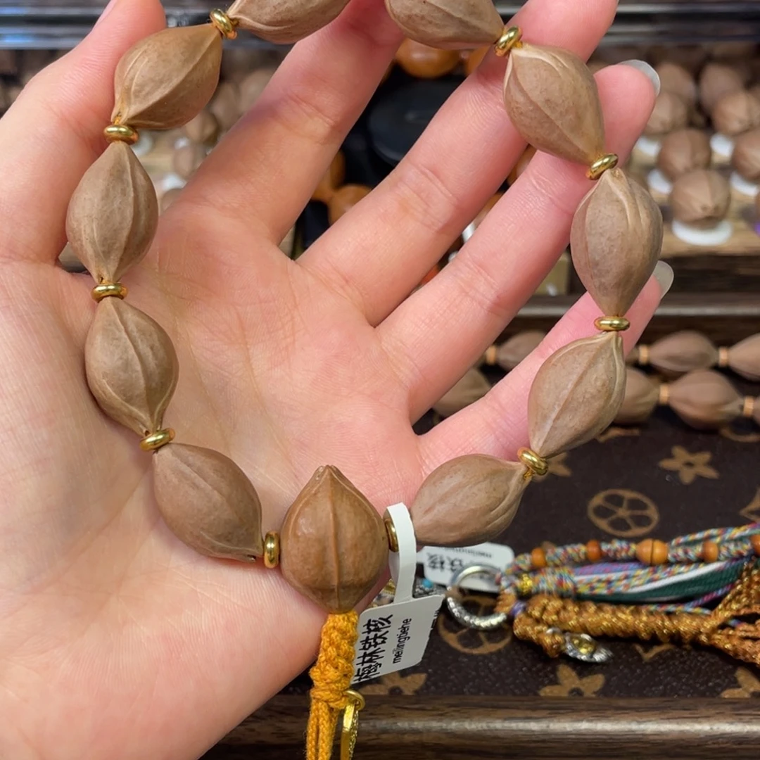 手串/手链橄榄核梅林铁核三面佛1424头货