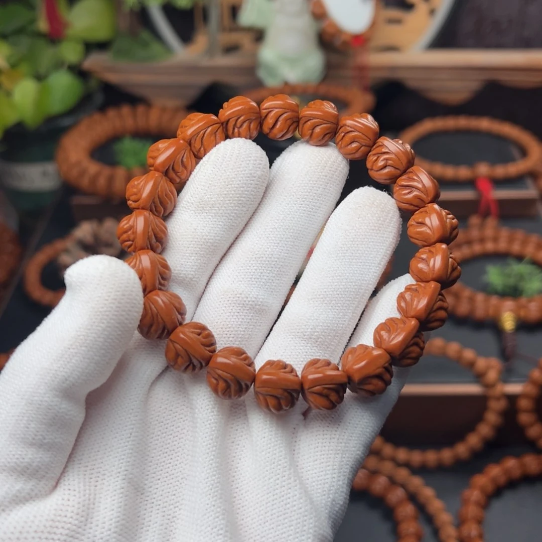 吊坠桃核涛*1.3双脊龙手串