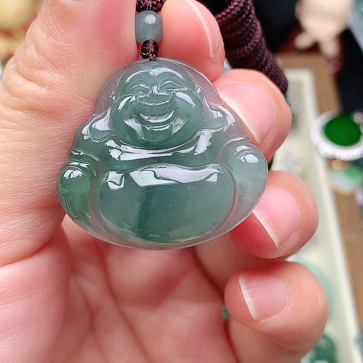 颈饰未镶嵌翡翠吊坠