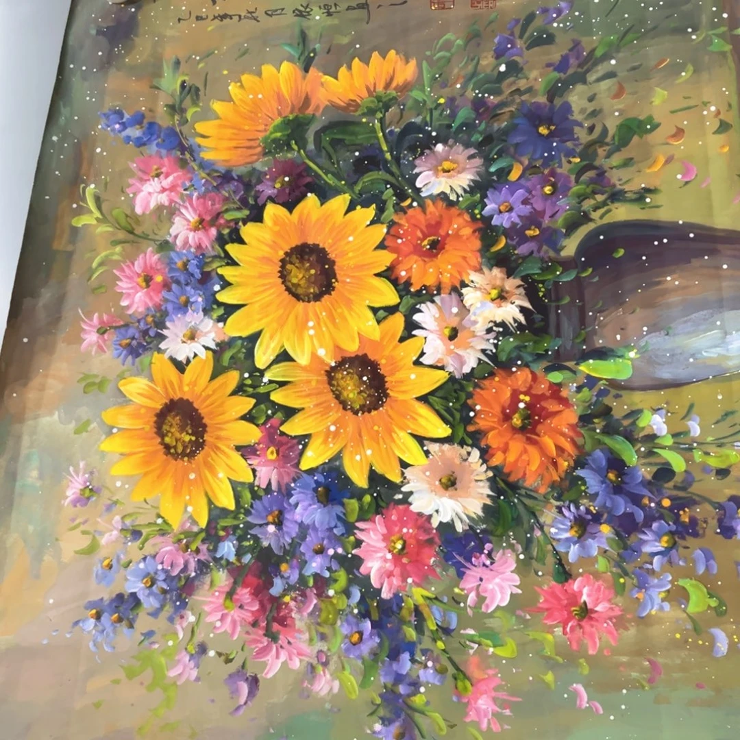 国画国画作品老师手绘