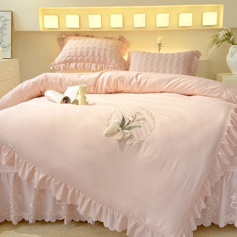 ▲春夏花之屿【四件套】±6.3斤床盖被罩套件可机洗床品