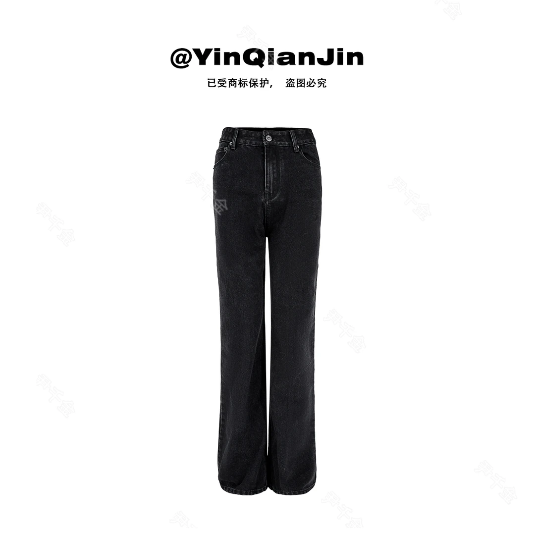 尹千金【神级丹宁】瑶子版型都很赞堆积感时髦松弛牛仔裤A090920