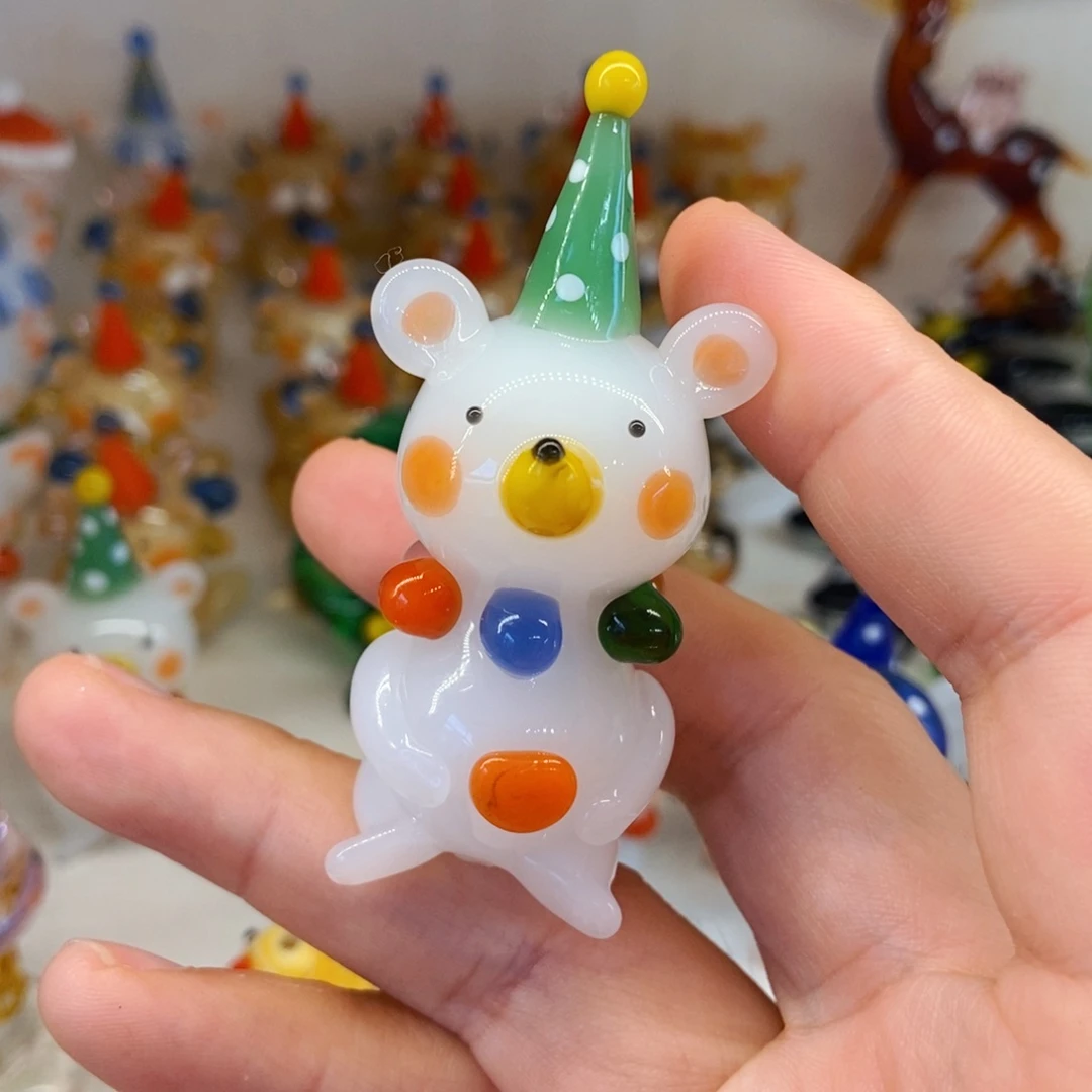 手工艺品琉璃小熊
