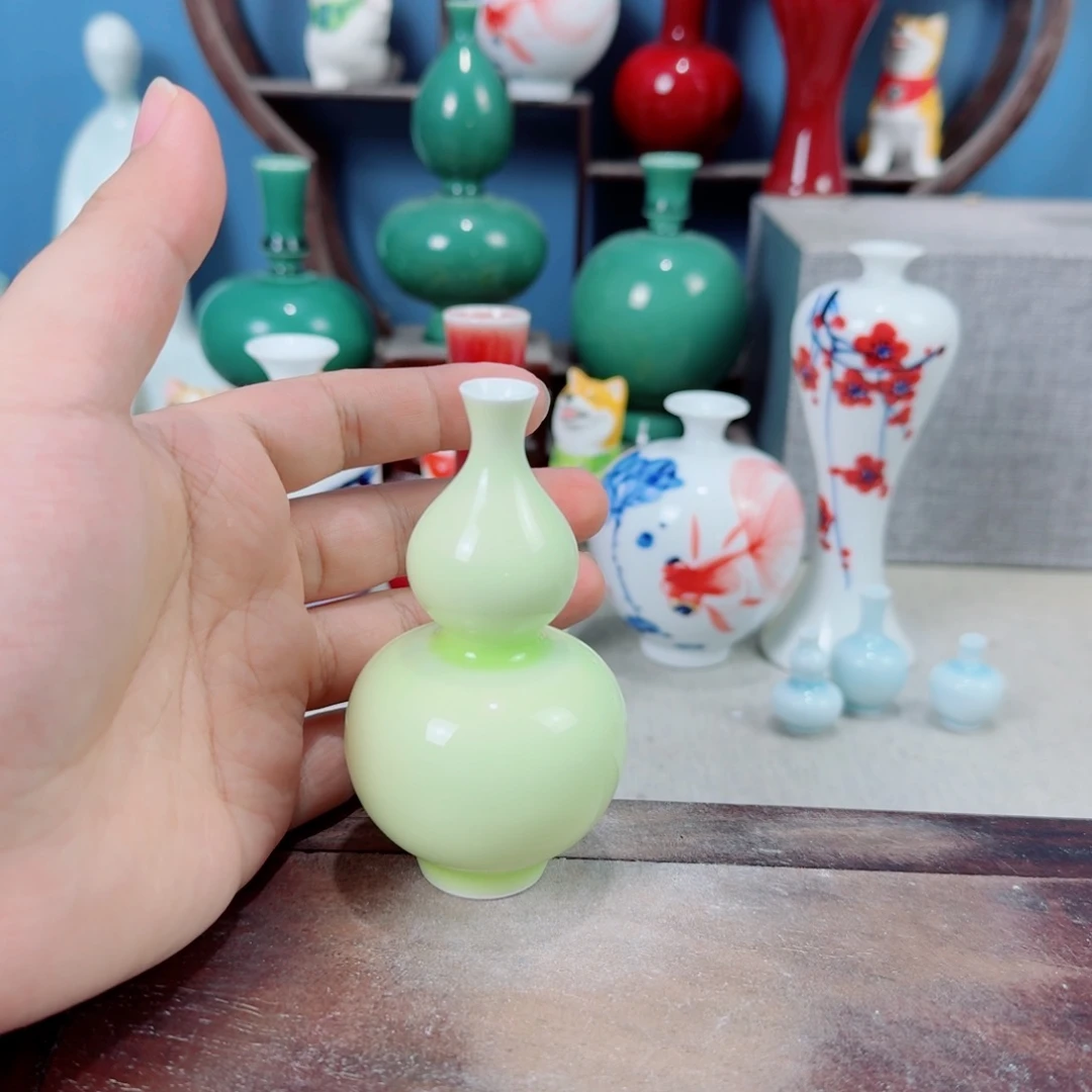 陶瓷手工小花器摆件