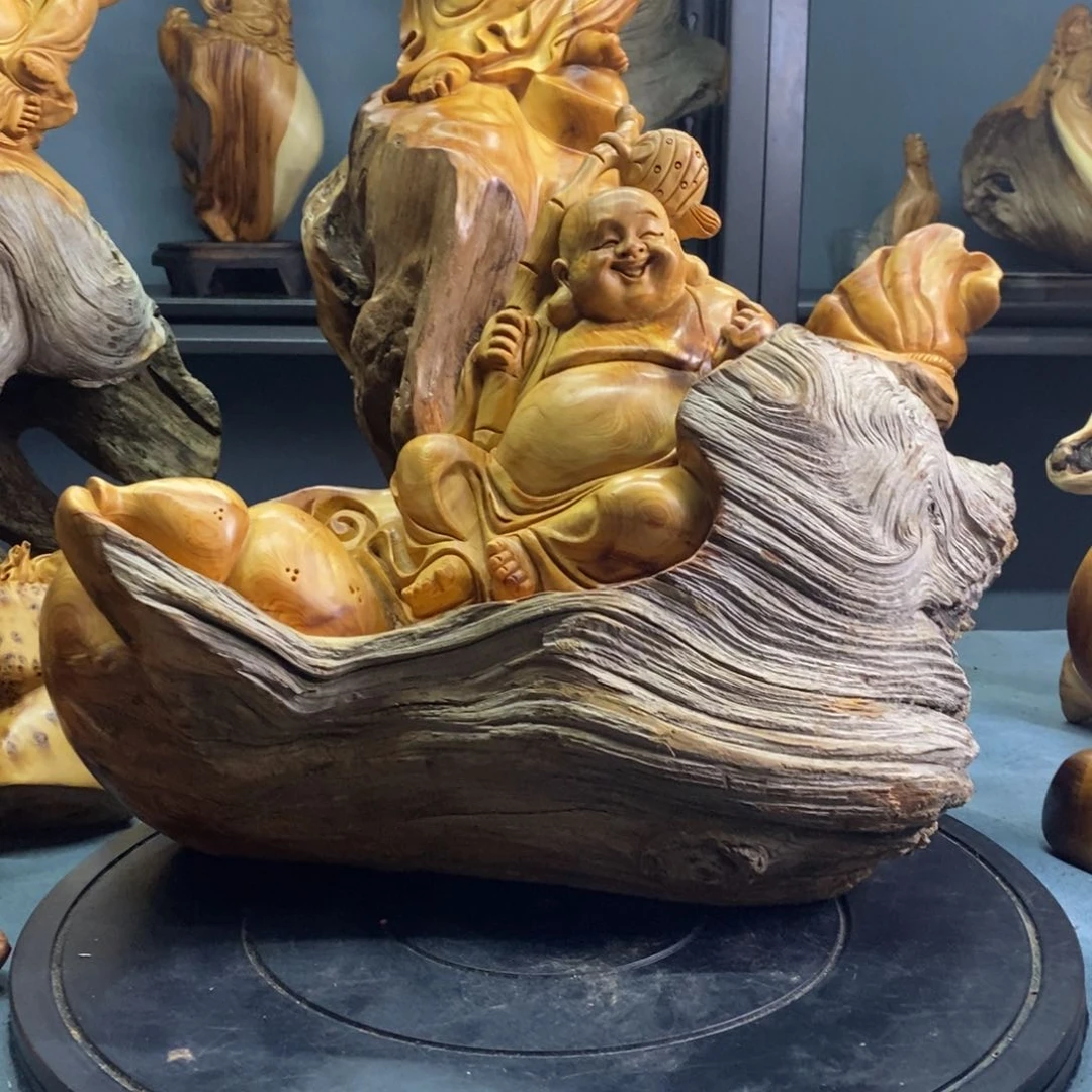 柏木（崖柏）荒**烟精品工艺品