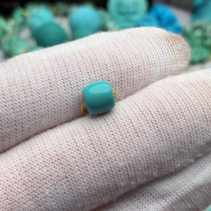 绿松石未镶嵌珠宝奇石6.7mm