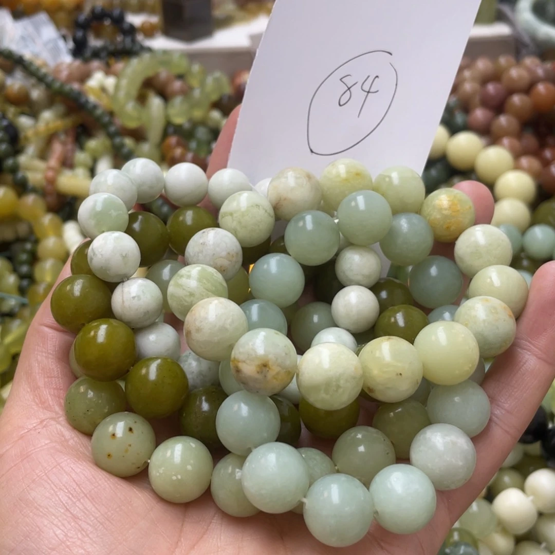 蛇纹石玉手链未镶嵌