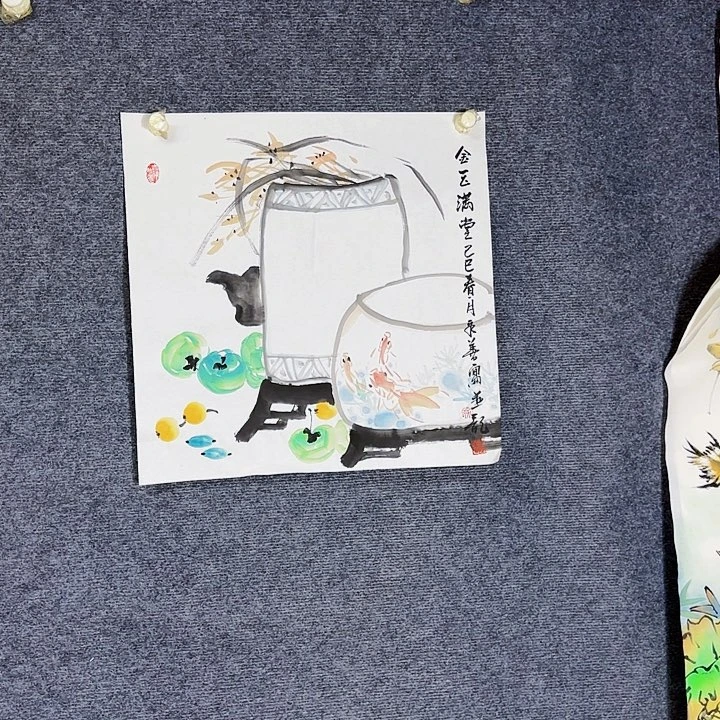国画国画花鸟画作品