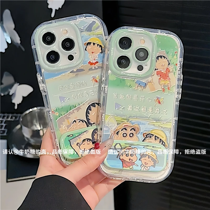 羽纱奶油壳适用苹果16/iPhone/华为荣耀/OPPO/VIVO/小米/手机壳潮