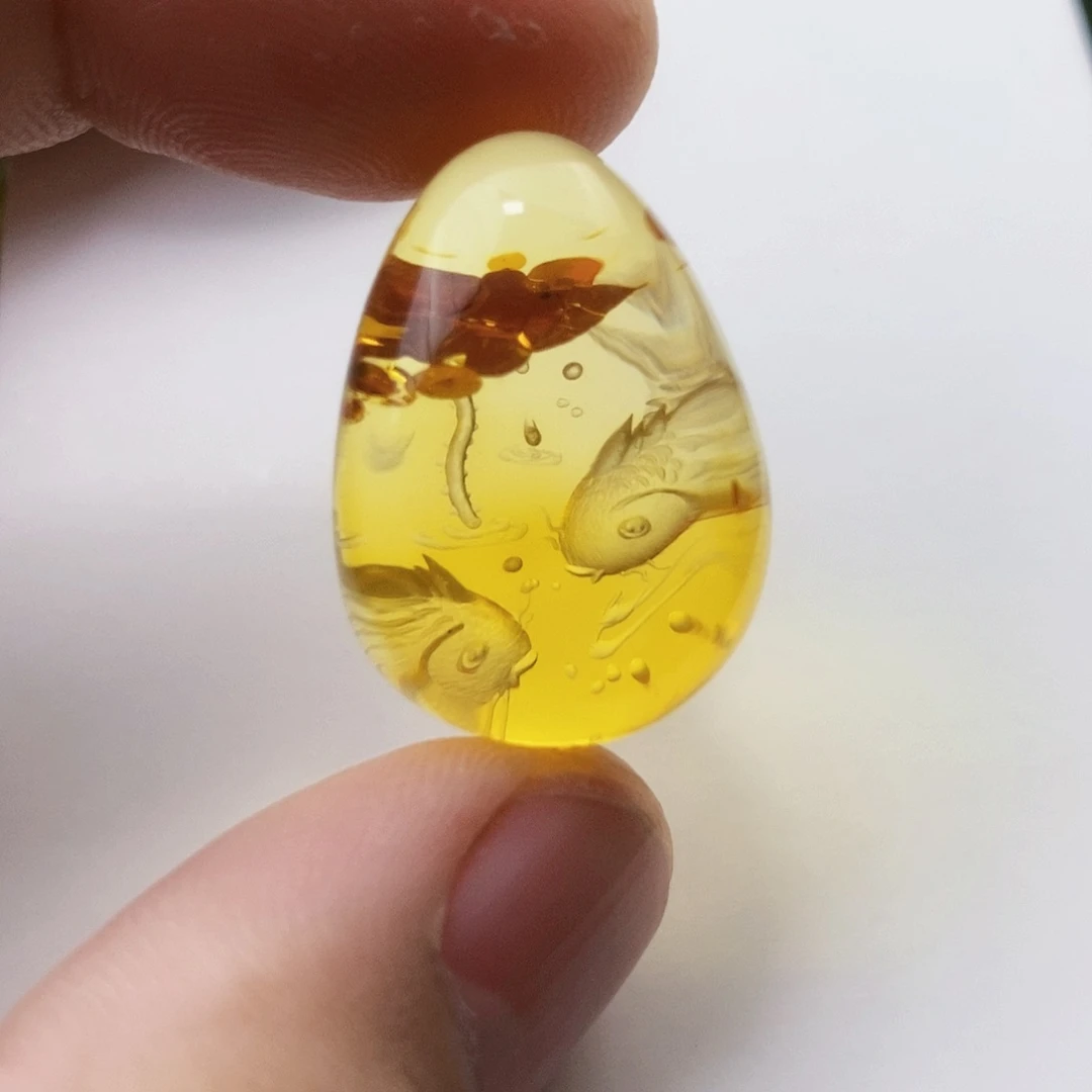 【闪购商品】琥珀（花珀）吊坠(不含链)未镶嵌