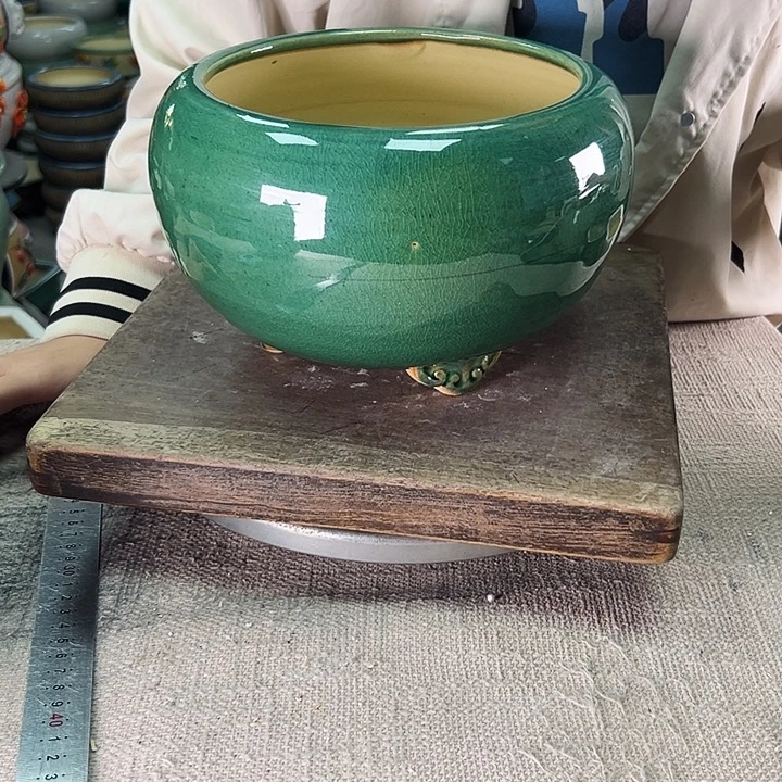泳坤堂石湾花盆陶瓷