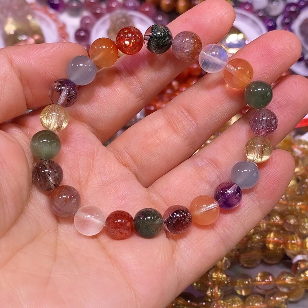 未镶嵌手链水晶多宝9