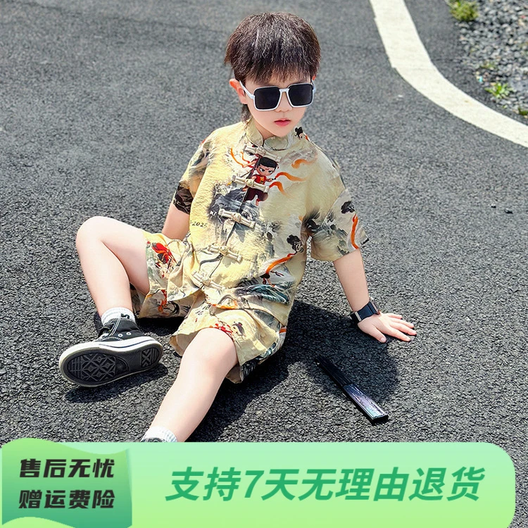 女童爵士舞服装2025少儿露脐街舞套装女孩蝴蝶架子鼓街潮走秀服