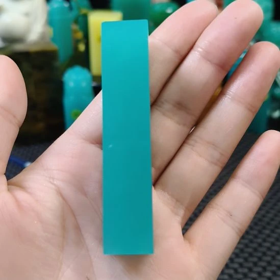 寿山石印石天空蓝素章