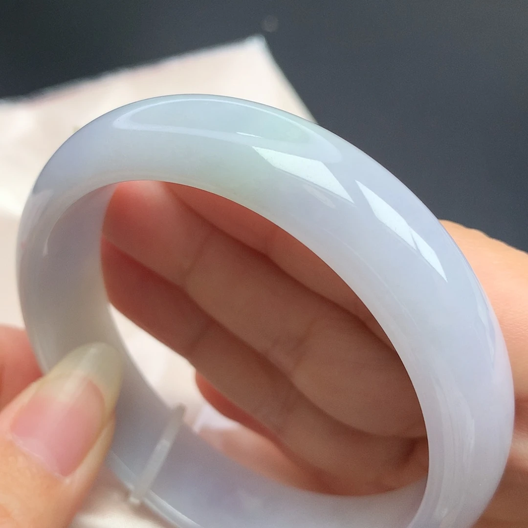 翡翠未镶嵌手镯58.7圈口