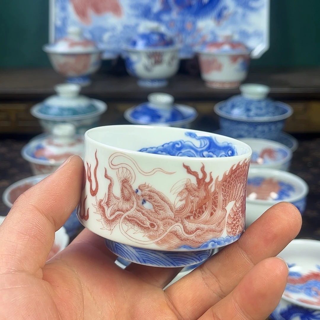 瓷片自成堂景德镇手工手绘