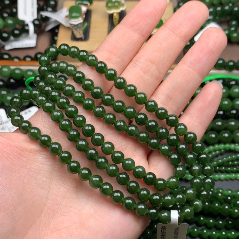 【闪购商品】颈饰未镶嵌和田玉（碧玉）泰**长6m