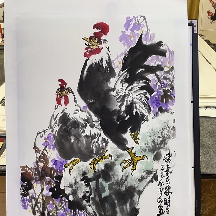 国画张圣敏先生纯手绘作品